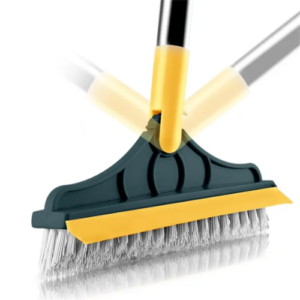 Tile Cleaner Brush with Scraper 2 in 1 Tiles Cleaning Brush