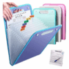 Portable 13 Pocket File Folders Portable A4 Letter Size